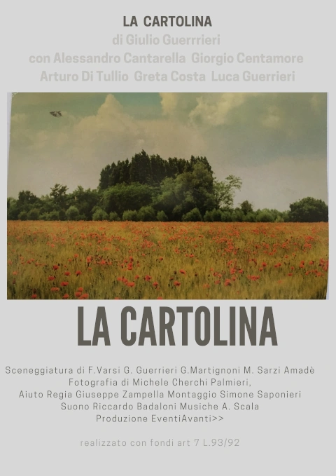 Locandina del cortometraggio 'La cartolina'